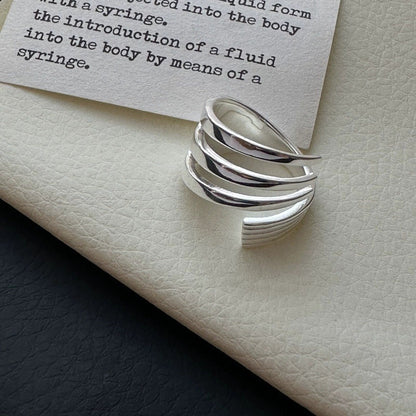 Delicate Artisan Silver Ring