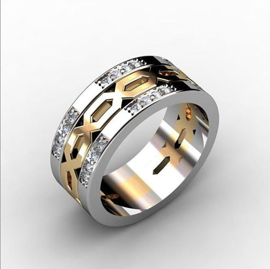 Delicate Artisan Gold Ring