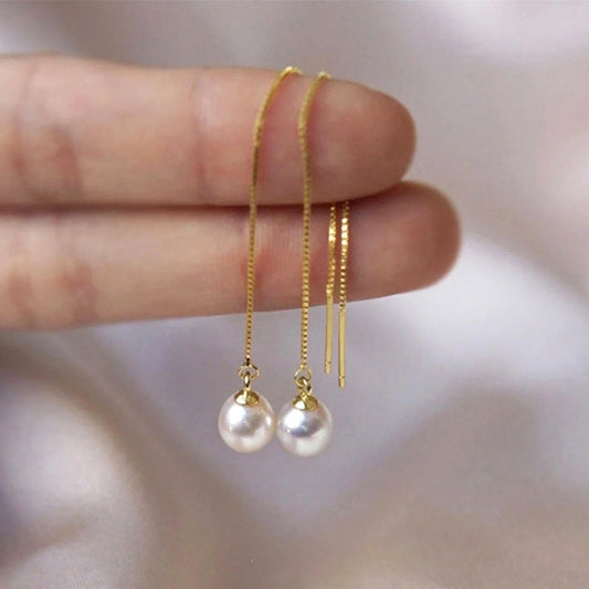 Delicate Artisan Pearl Earring