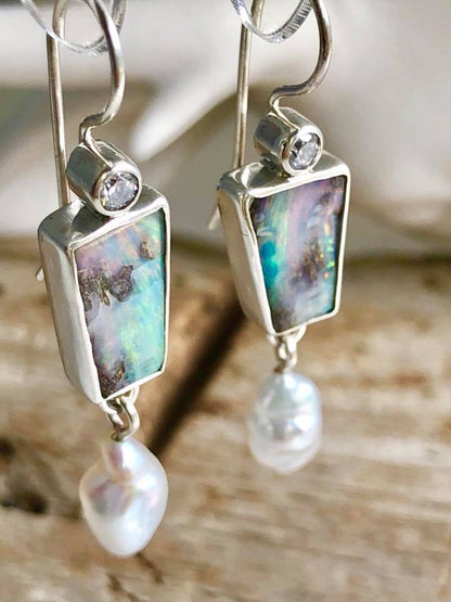 Delicate Artisan Pearl Earring