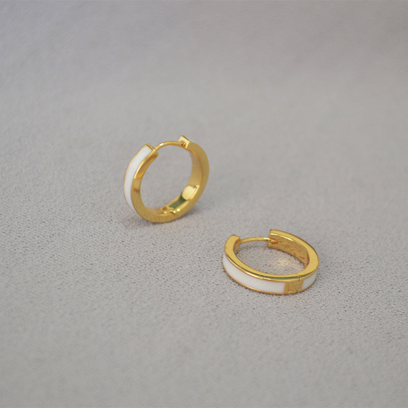 Vintage Handmade Gold Earring