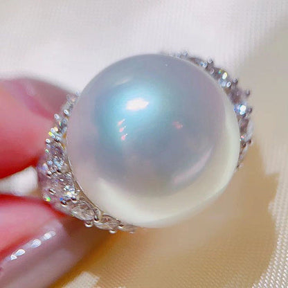 Delicate Artisan Pearl Ring