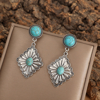 Vintage Handmade Silver Earring