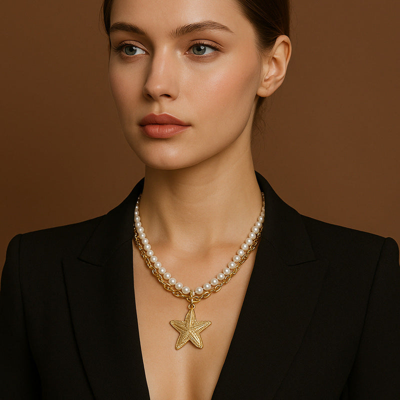 Vintage Handmade Pearl Necklace