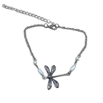 Delicate Artisan Pearl Anklet