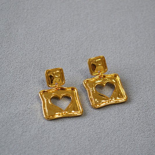 Vintage Handmade Silver Earring