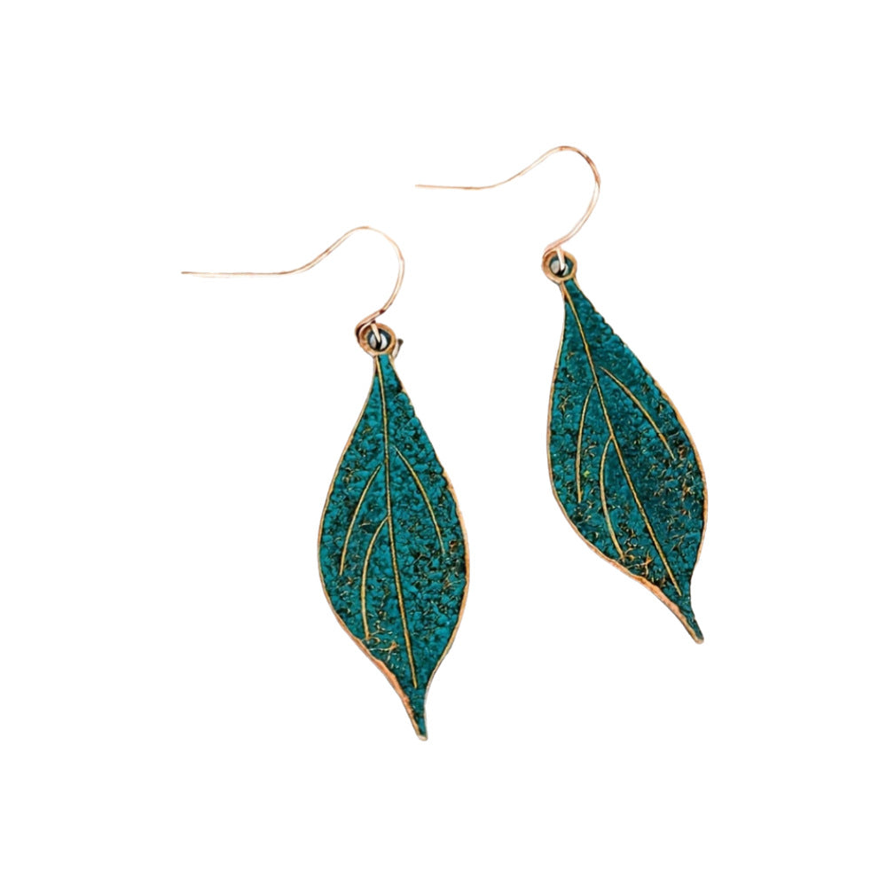 Delicate Artisan Gold Earring