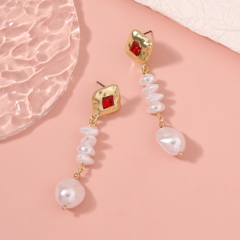 Delicate Artisan Pearl Earring