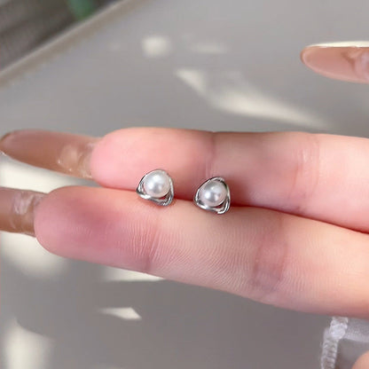 Delicate Artisan Pearl Earring