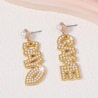 Vintage Handmade Pearl Earring