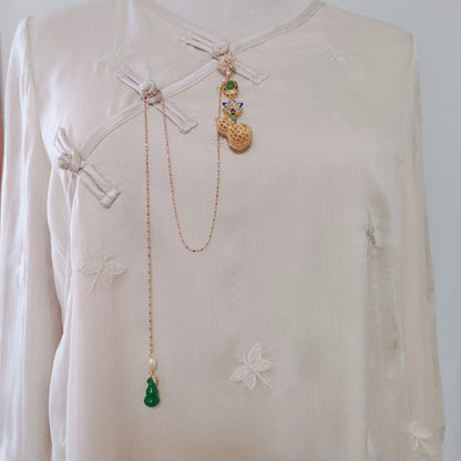 Delicate Artisan Pearl Pendant