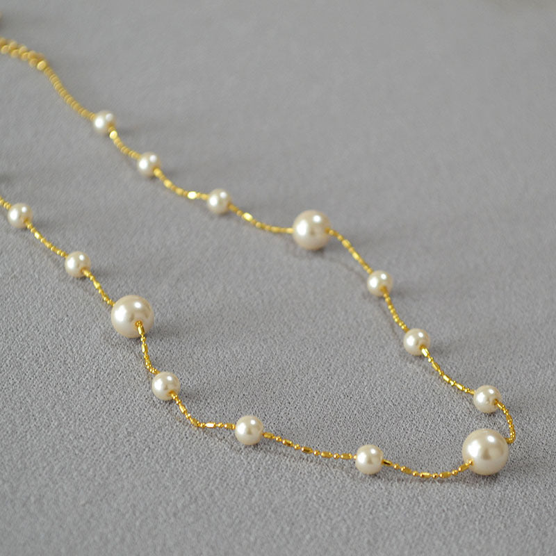 Vintage Handmade Pearl Necklace