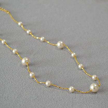 Vintage Handmade Pearl Necklace