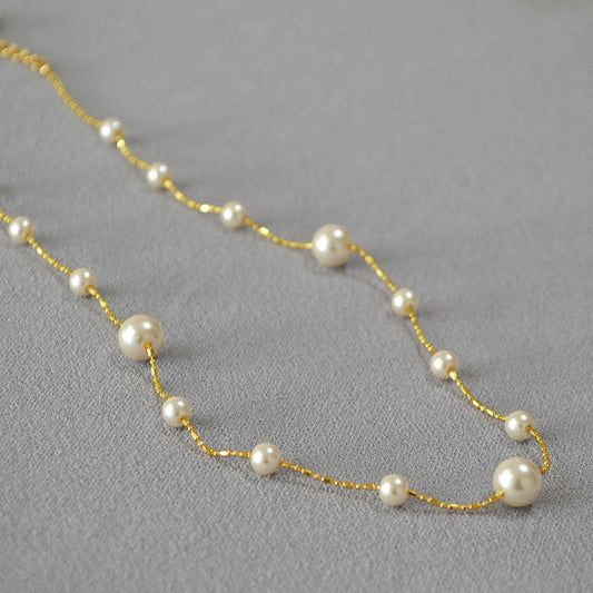Vintage Handmade Pearl Necklace