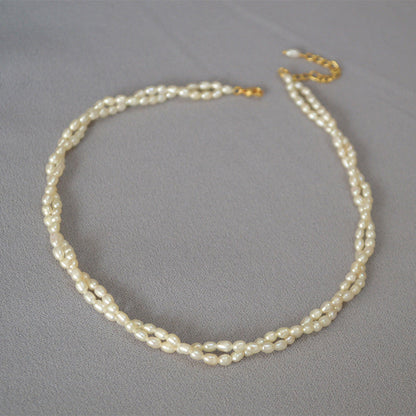 Delicate Artisan Pearl Necklace