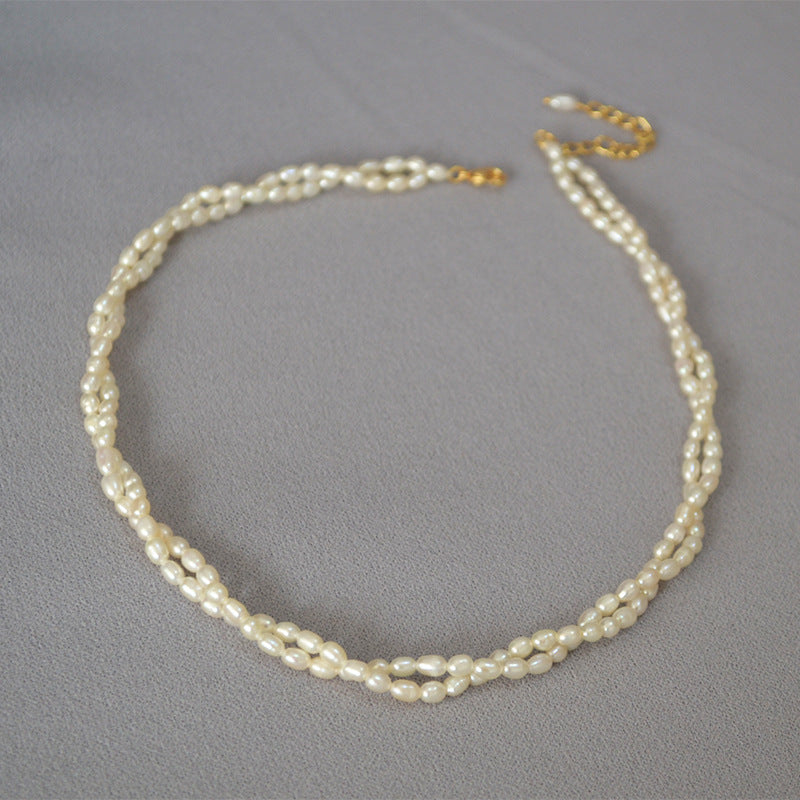 Delicate Artisan Pearl Necklace