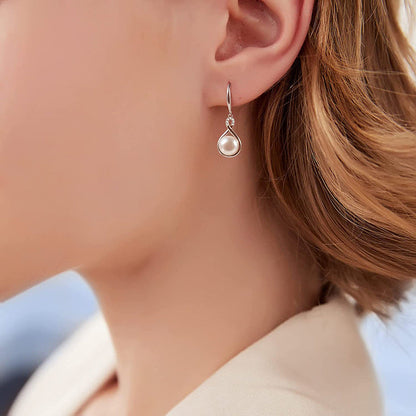 Delicate Artisan Pearl Earring