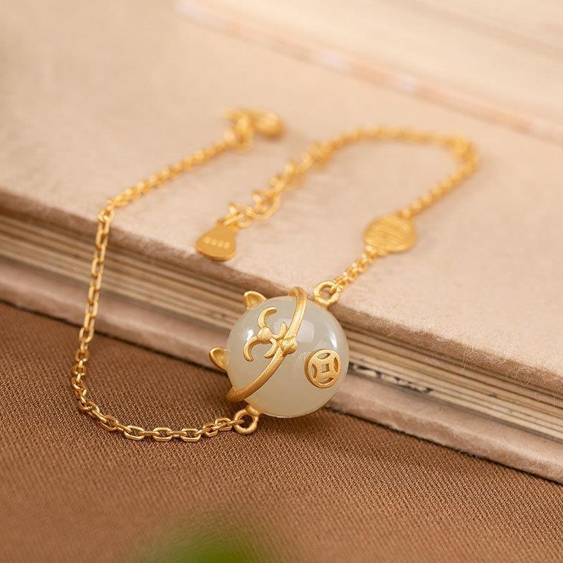 Delicate Artisan Gold Bracelet