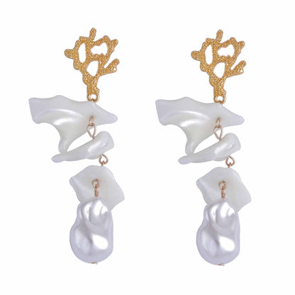 Delicate Artisan Pearl Earring