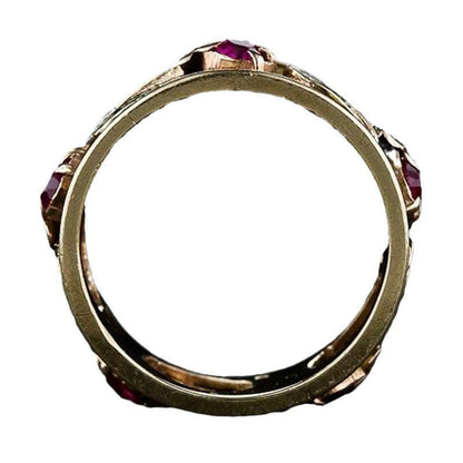 Delicate Artisan Gold Ring