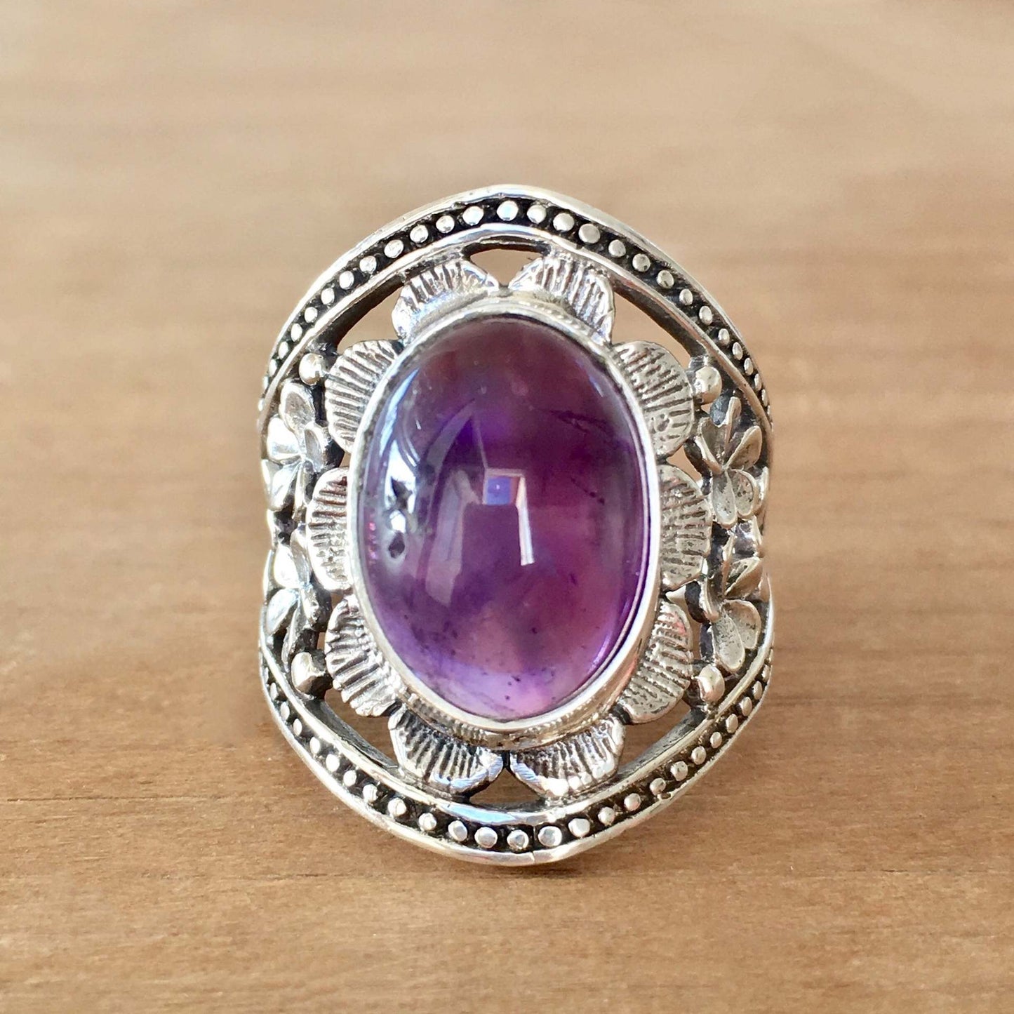 Delicate Artisan Silver Ring