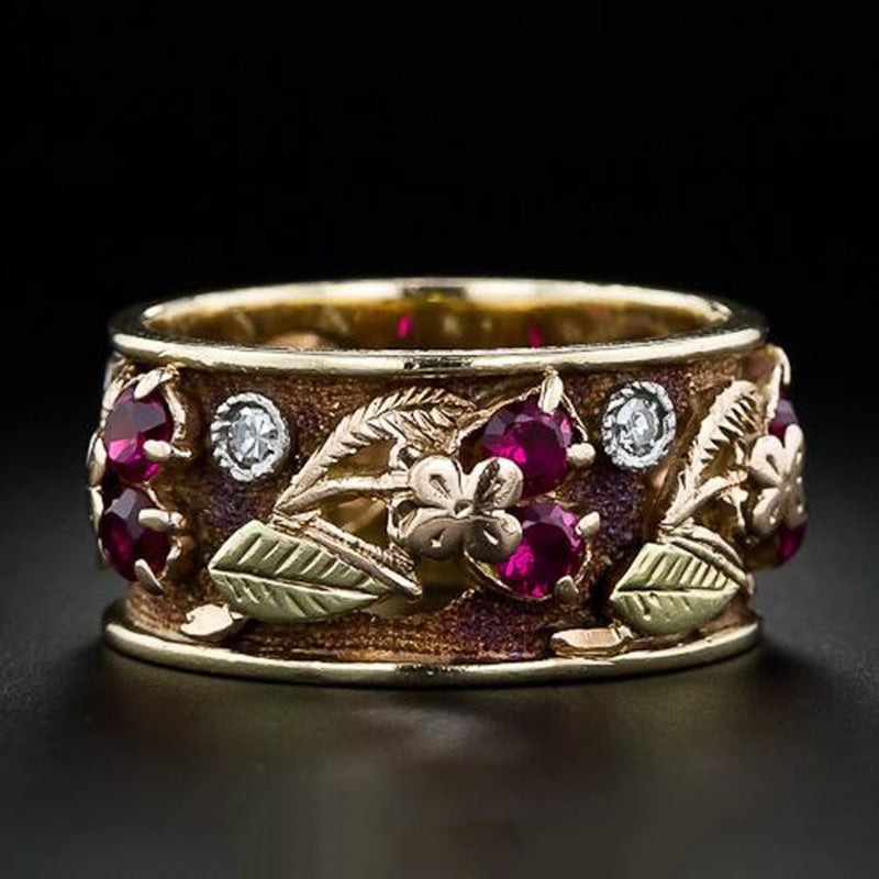 Delicate Artisan Gold Ring