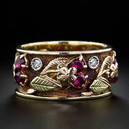 Delicate Artisan Gold Ring