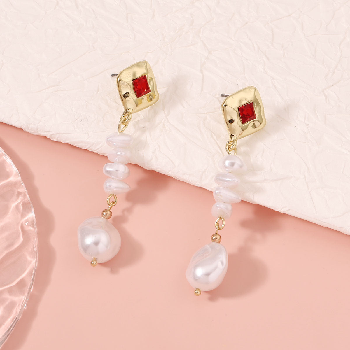 Delicate Artisan Pearl Earring