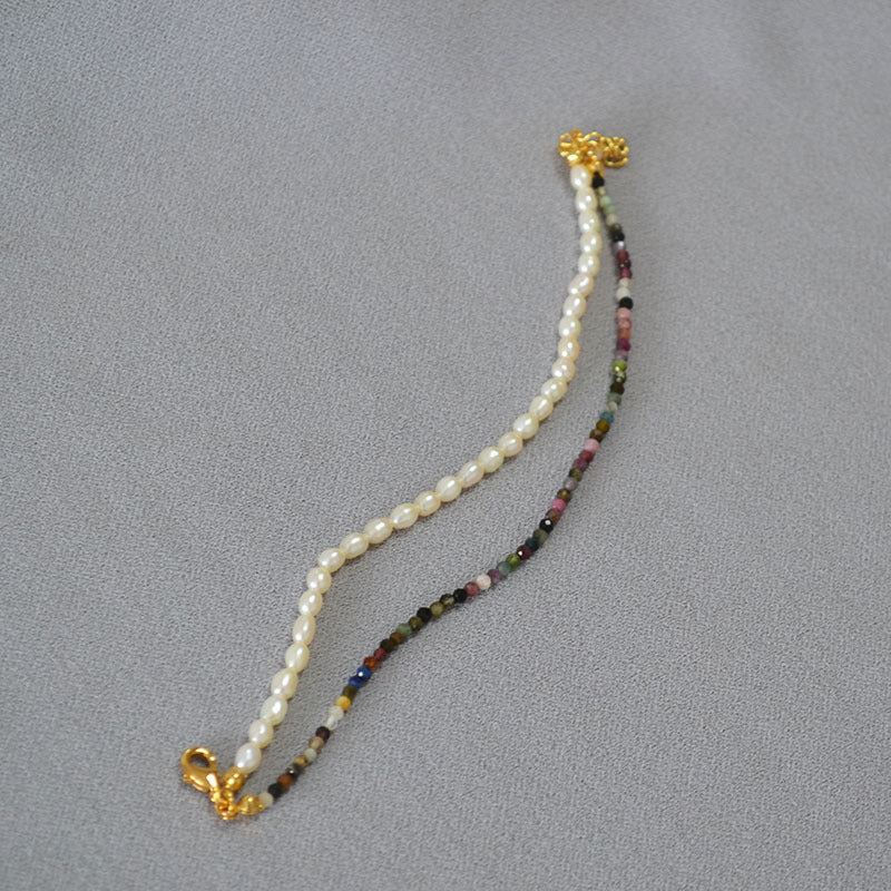 Delicate Artisan Pearl Bracelet
