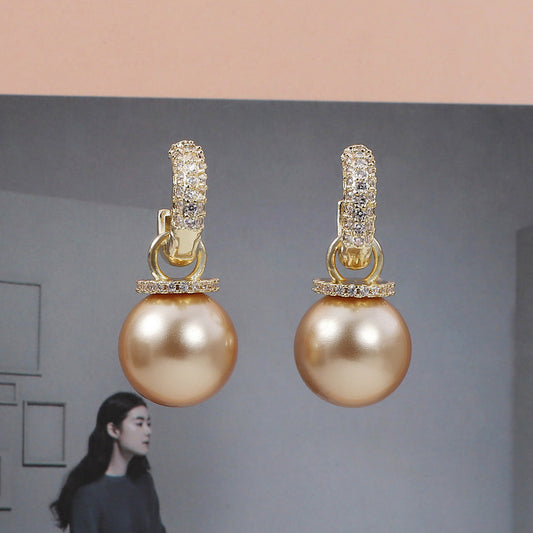 Delicate Artisan Pearl Earring