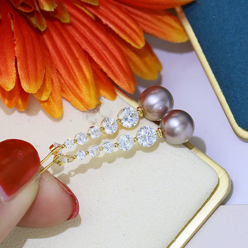 Delicate Artisan Pearl Earring