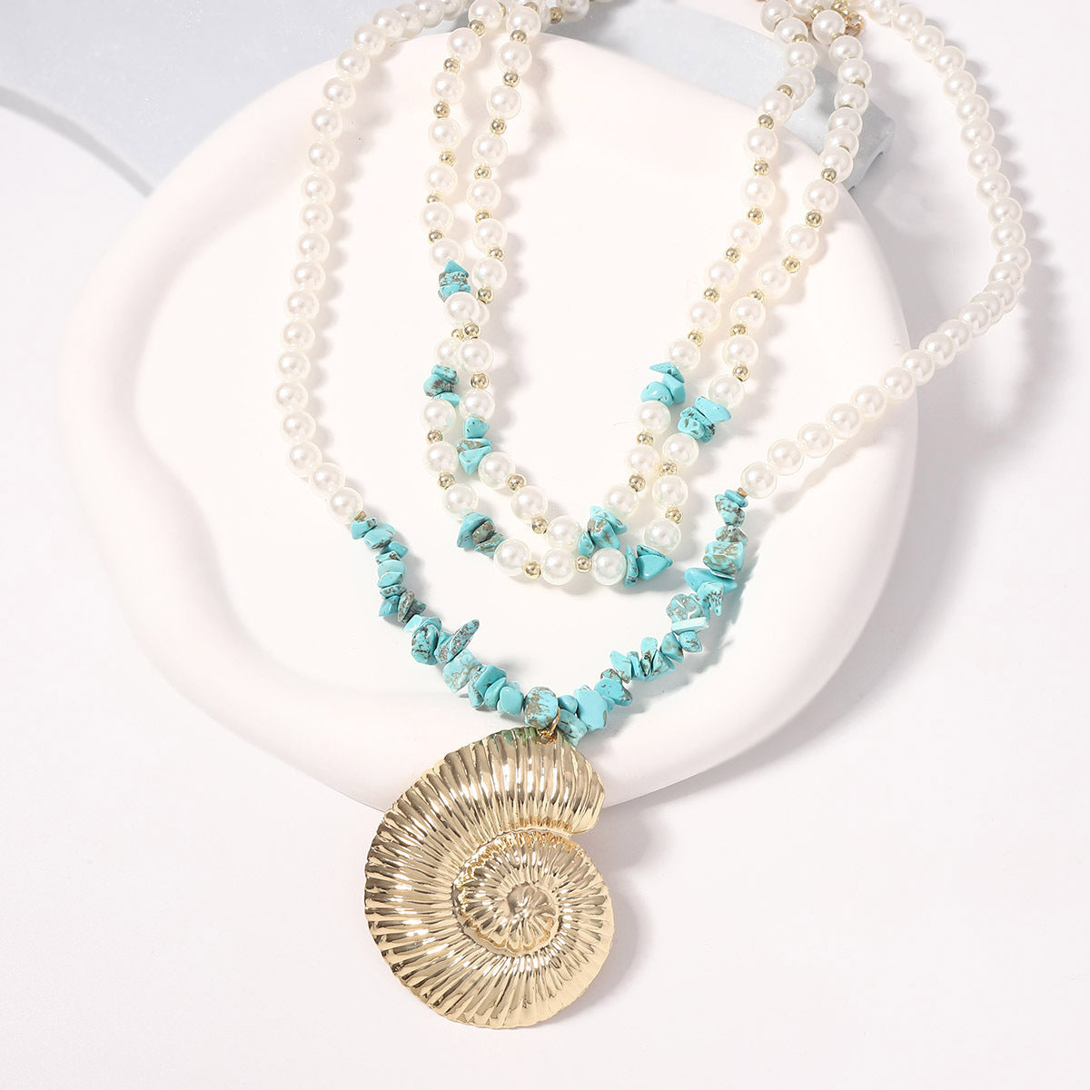 Delicate Artisan Pearl Necklace