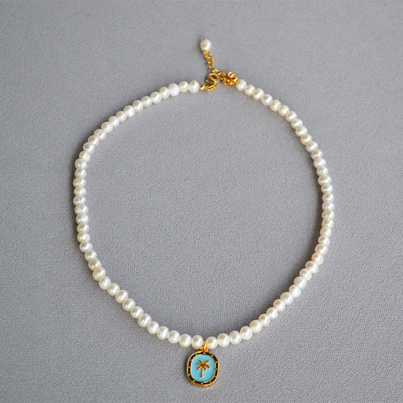 Vintage Handmade Pearl Necklace