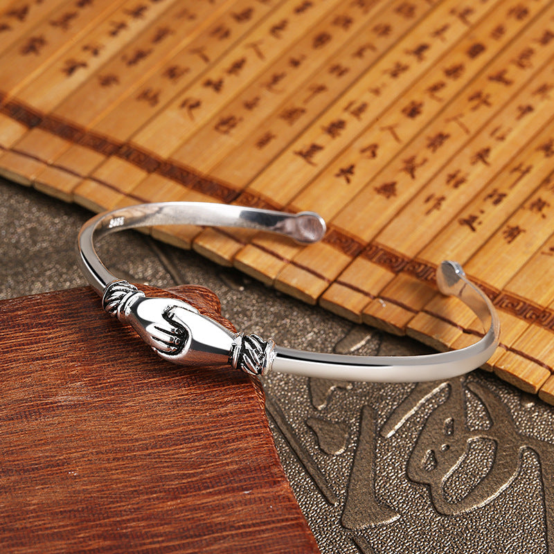 Vintage Handmade Silver Bracelet
