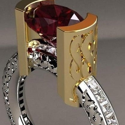 Delicate Artisan Gold Ring
