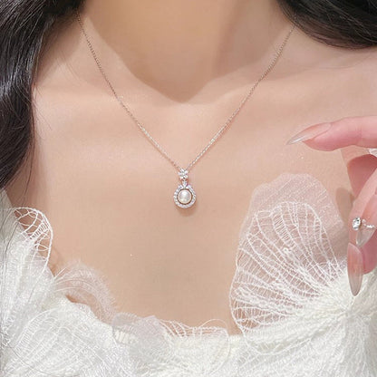Delicate Artisan Pearl Necklace