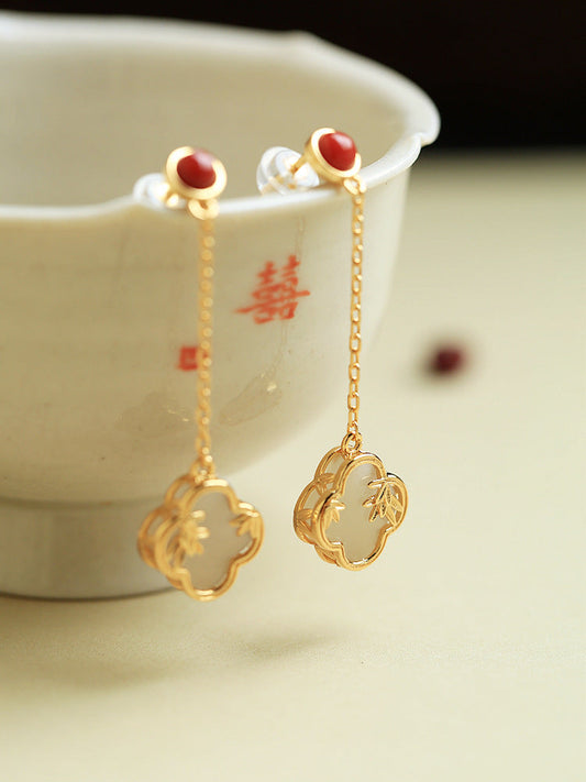 Delicate Artisan Gold Earring