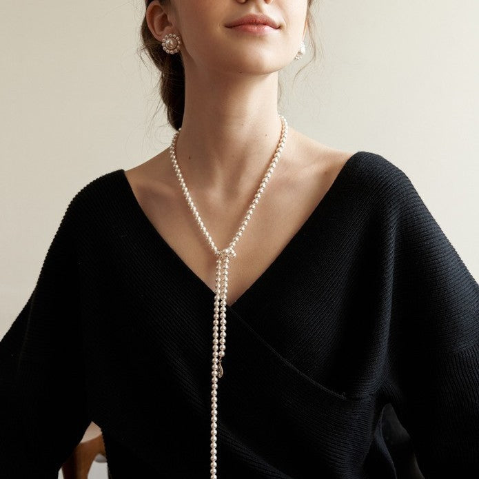 Vintage Handmade Pearl Necklace