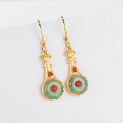 Vintage Handmade Gold Earring