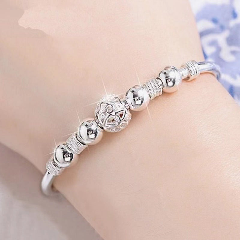Romantic Silver Bracelet for Special Moments