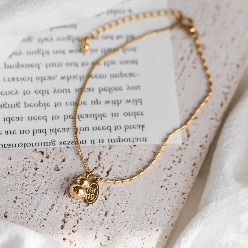 Beautiful Gold Anklet with Unique Style