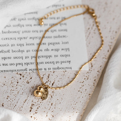 Beautiful Gold Anklet with Unique Style