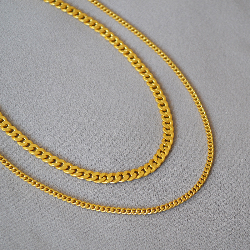 Vintage Handmade Gold Necklace