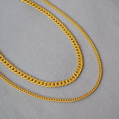 Vintage Handmade Gold Necklace