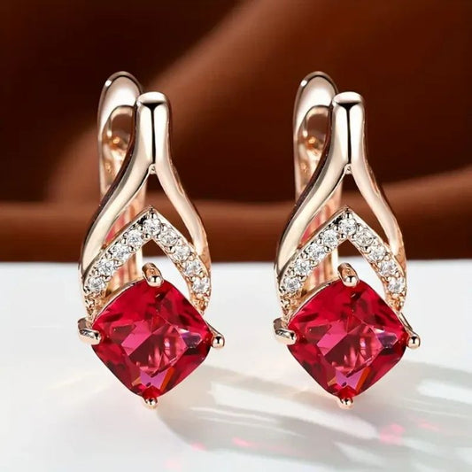 Delicate Artisan Gold Earring