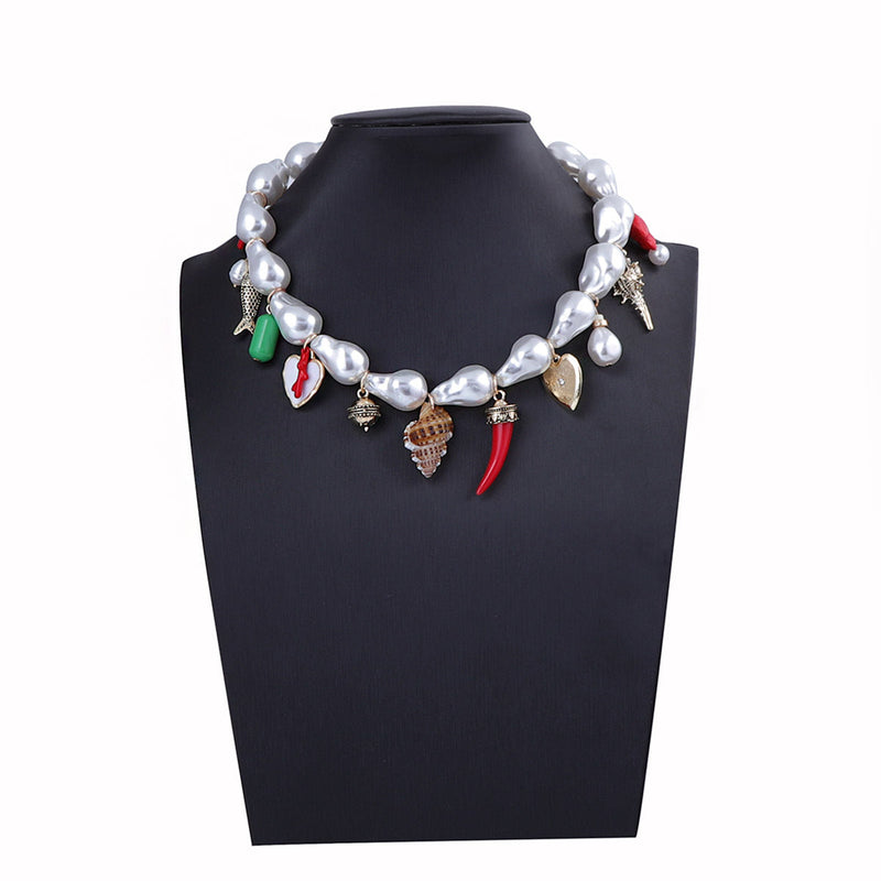 Delicate Artisan Pearl Necklace