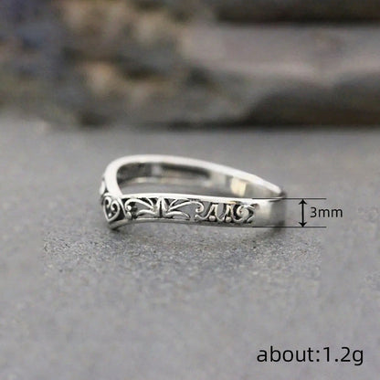 Delicate Artisan Silver Ring