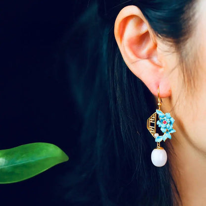 Delicate Artisan Silver Earring
