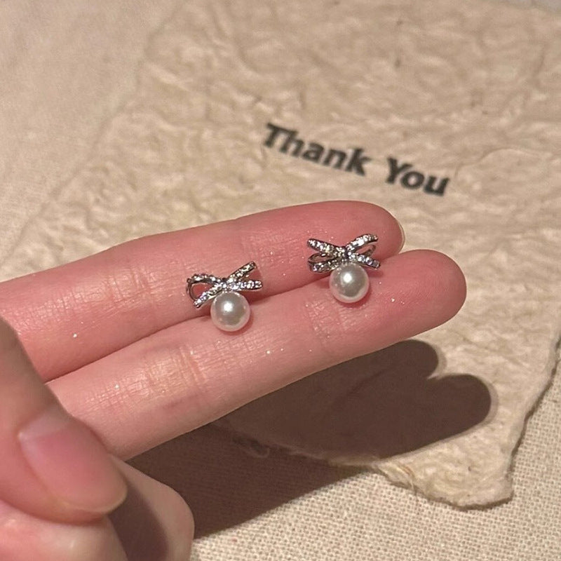 Delicate Artisan Pearl Earring