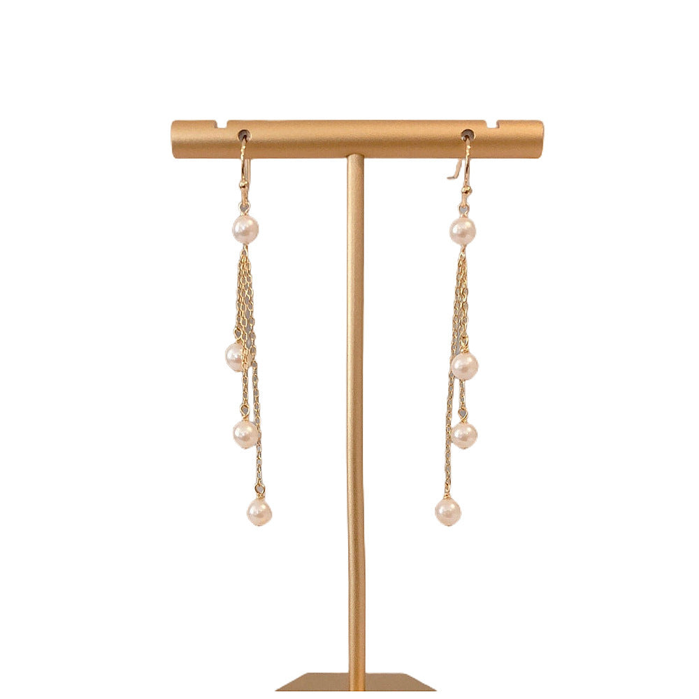 Delicate Artisan Pearl Earring